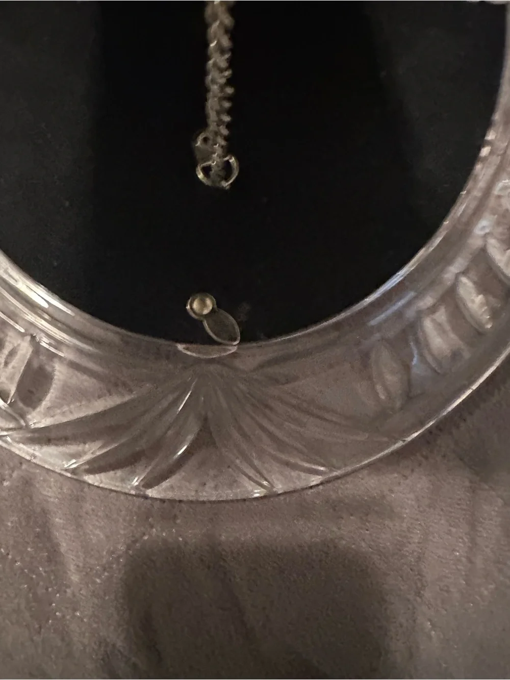 Waterford Clear Oval Decorative crystal picture frame made in Ireland